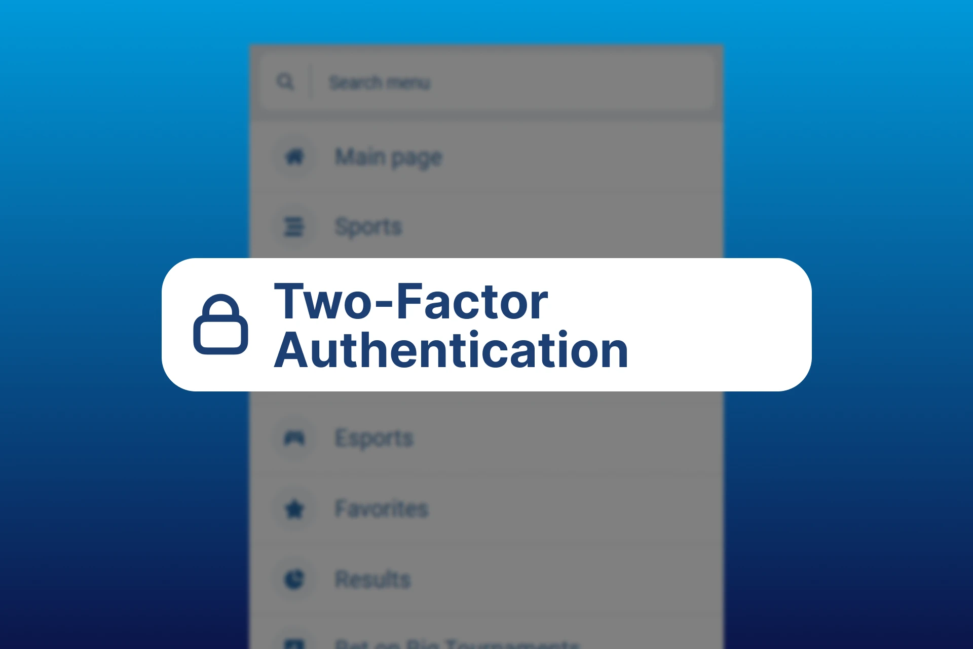 Screenshot of 1xBet Nigeria personal dashboard highlighting 'Two-Factor Authentication' section