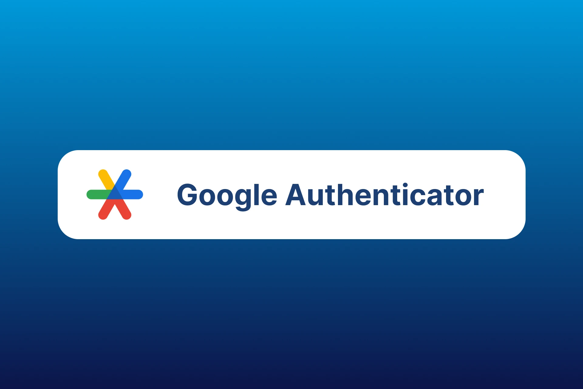 Screenshot showing Google Authenticator app