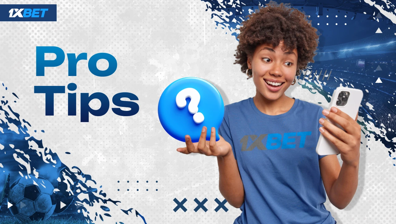 Pro Tips – Blue-white background, gradient text left, Black woman in blue shirt holding smartphone and 3D cloud icon with question mark on the right