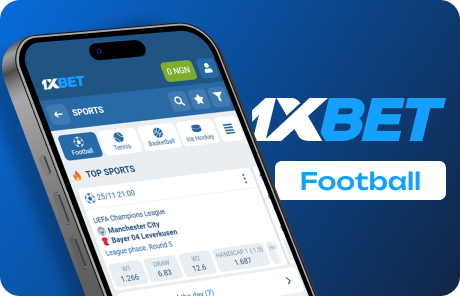 A screenshot of the mobile app with the main page of football events