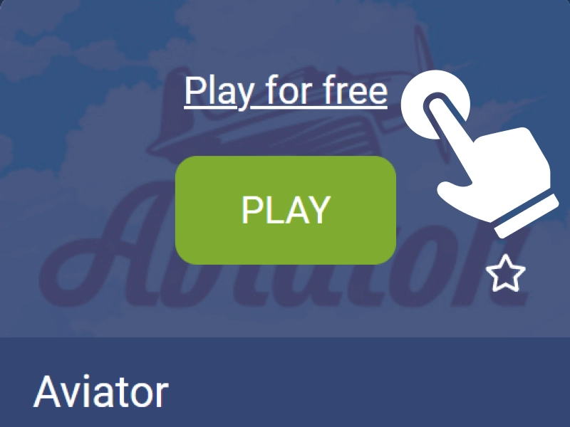 Aviator demo mode button highlighted on 1xBet Nigeria for instant free play
