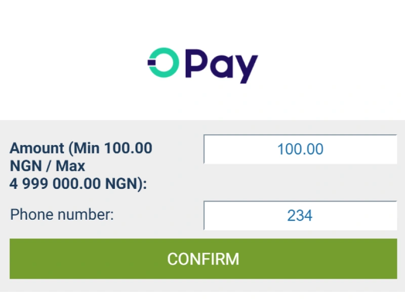 1xBet Nigeria deposit page screenshot with deposit button and payment methods highlighted
